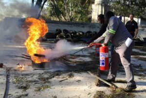 BASIC FIRE FIGHTING TRAINING
