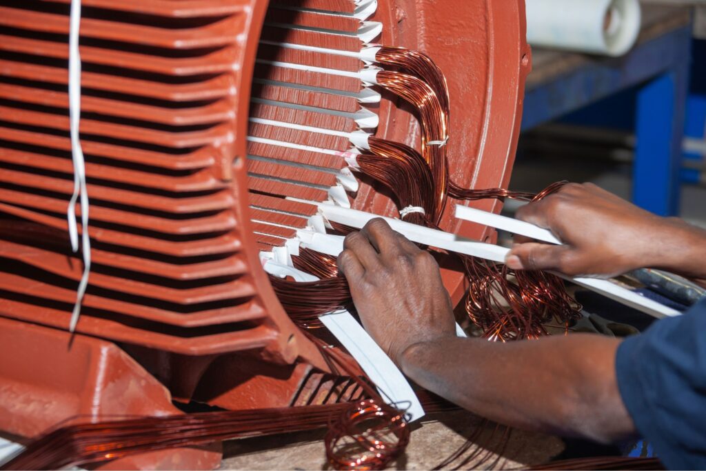"INDUSTRIAL TRANSFOMER AND ELECTRICAL MOTOR REWINDING PROCESS"