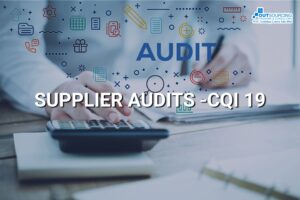 SUPPLIER AUDITS -CQI 19